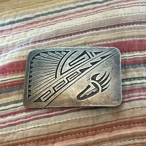 Native American belt buckle.